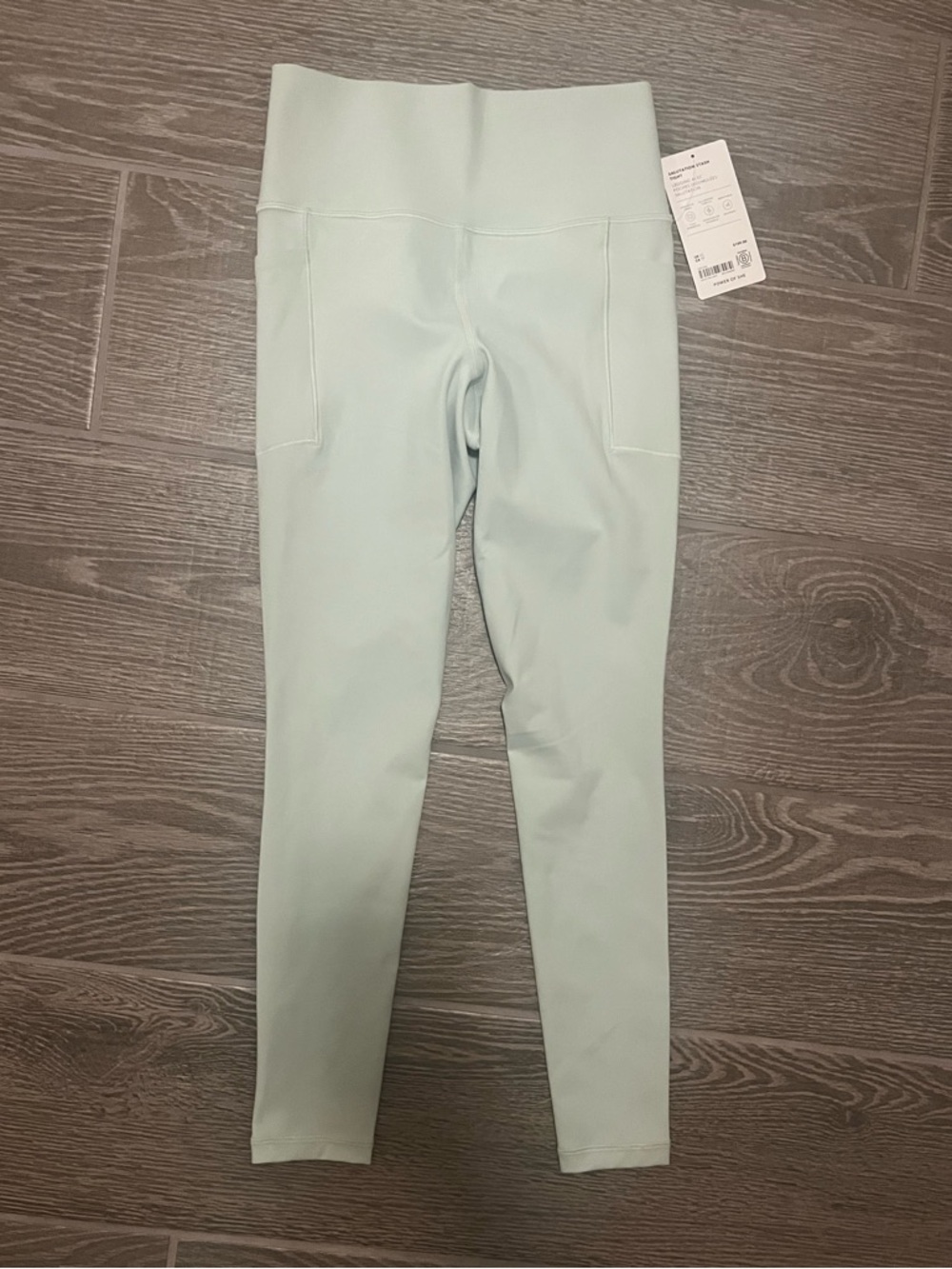 Athleta High Waist Mint Green Leggings